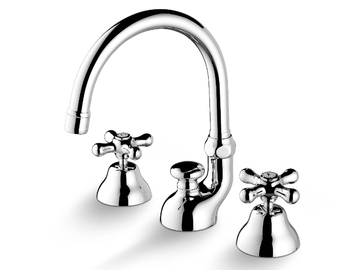 ROMA 3225 - 3 hole countertop washbasin tap by RUBINETTERIE STELLA - view 2